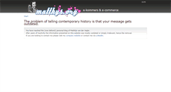 Desktop Screenshot of matthijs.org